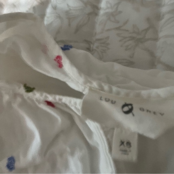 Lou & Grey Rainbow Clip long Sleeve Shirtdress Size XS - Picture 5 of 9